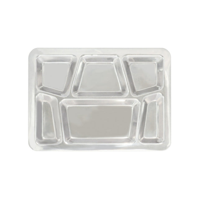 CAC China STRY-6T Compartment Tray 15-1/2” X 11-1/2” 6-compartments