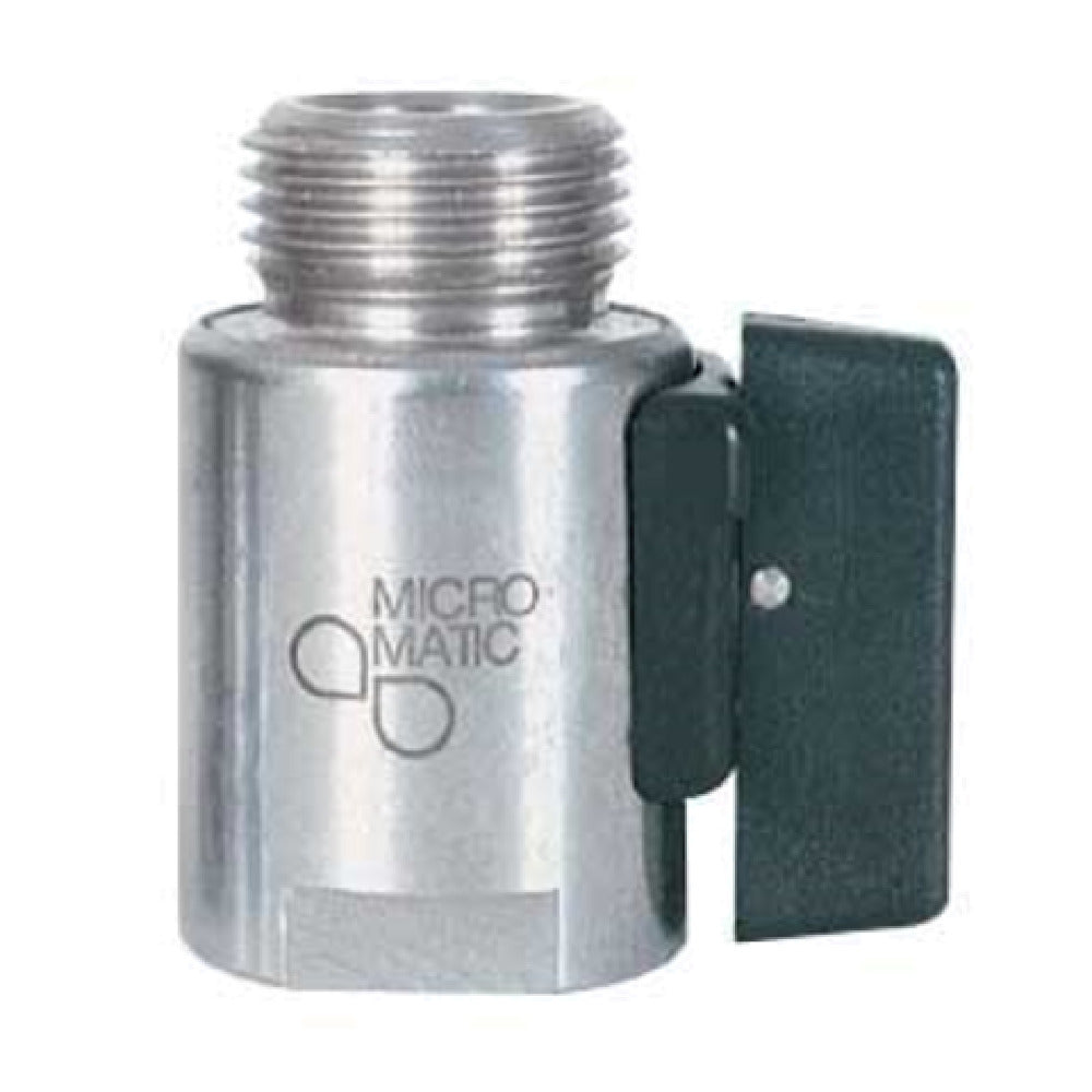 Micro Matic 7419-1 Beer Switch Shutoff Valve Straight Stainless Steel