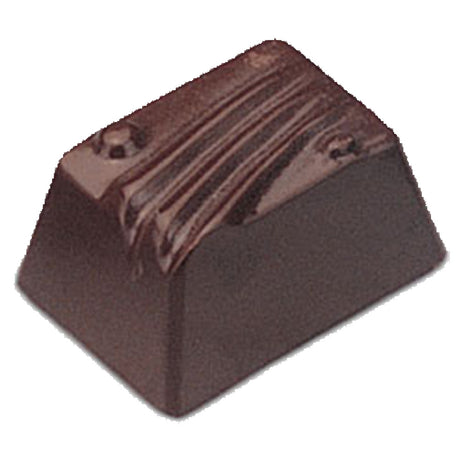 JB Prince K501 Chocolate Mold (28) Dot Bar 1-3/8"L X 1"W X 11/16"H (35mm X 25mm X 18mm)