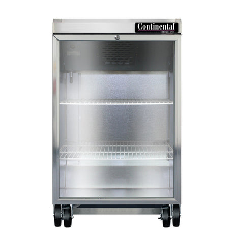 Continental Refrigerator BB24NGD Refrigerated Back Bar Cooler 24"W 38-13/16"H