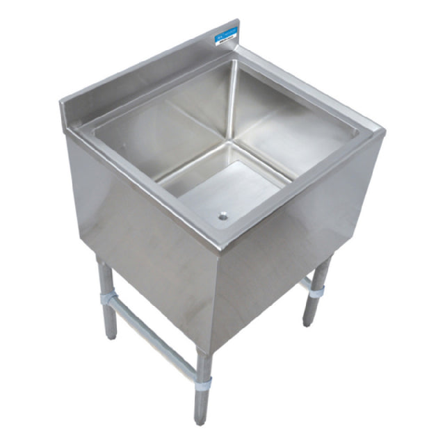 BK Resources BKIB-CP8-4812-18S Underbar Ice Bin 48"W X 18"D X 32-1/2"H 8/304 Stainless Steel Construction