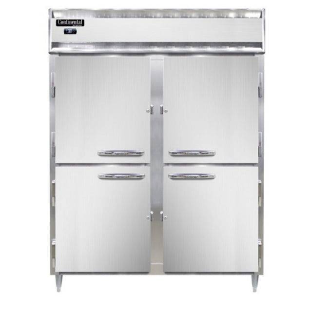 Continental Refrigerator D2RENSSPTHD-SD-GD Designer Line Wide Refrigerator 52 Cu. Ft. Capacity