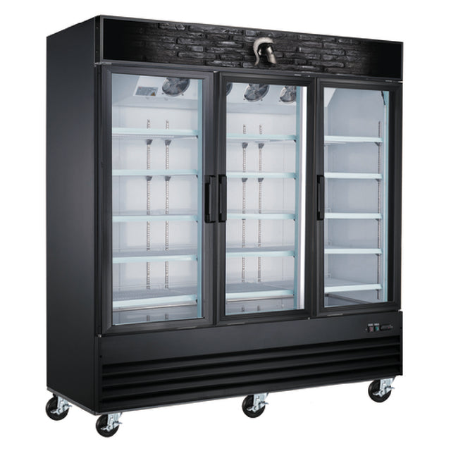 Spartan SGM-72RS Reach-In Refrigerator Merchandiser Three-section