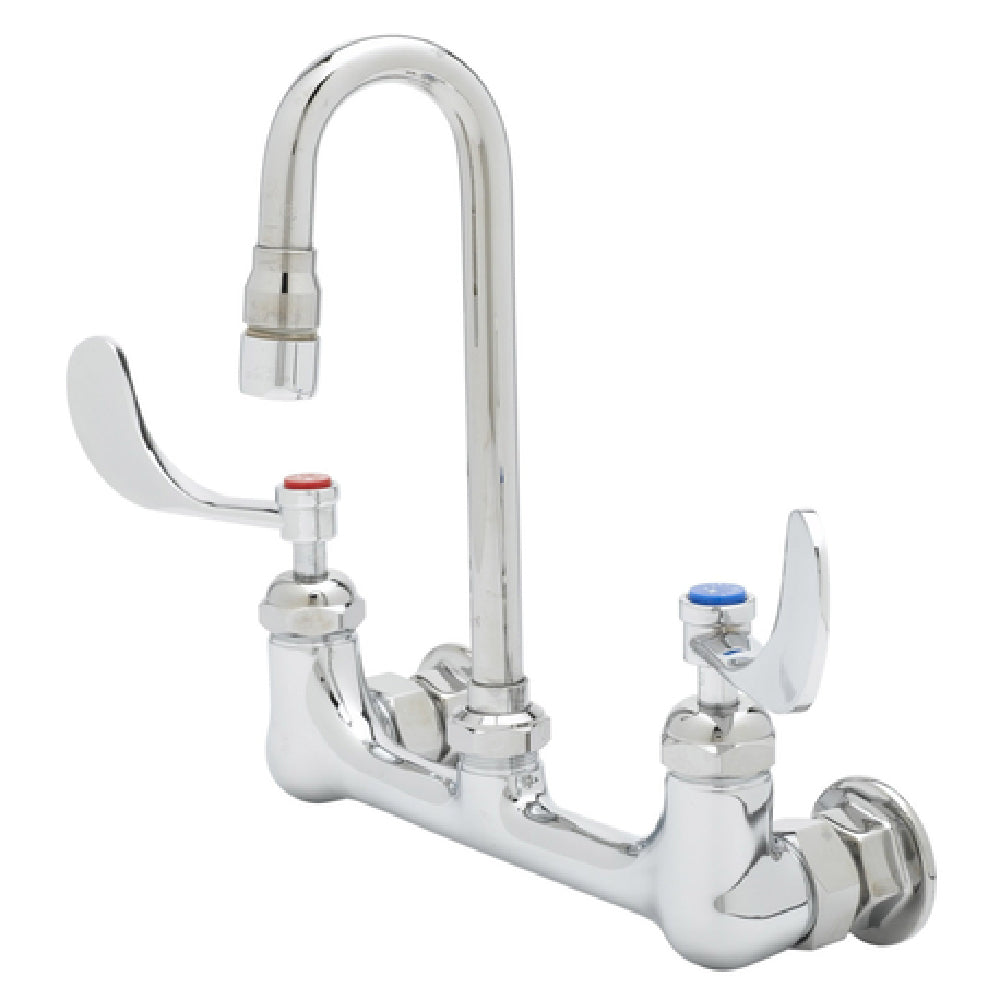 T&S Brass B-0230-132XA-CR Pantry Faucet Double Wall Mount