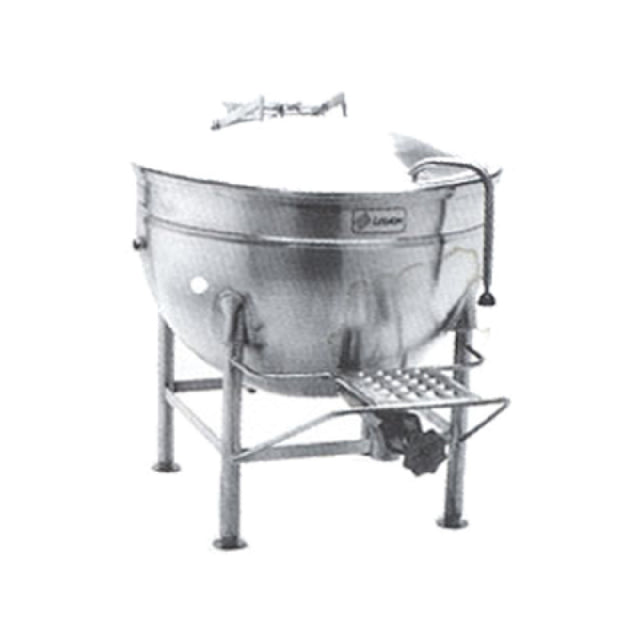 Legion LS-100 Stationary Direct Steam Kettle 100-gallon 304 Stainless Steel Liner