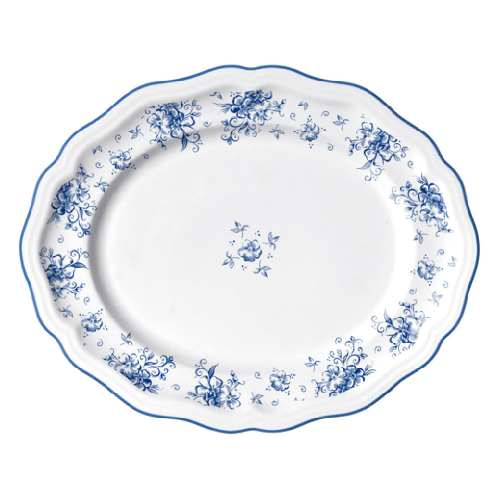 Steelite 62557FP817 Oval Platter 13.0" X 10.5" X 1.0" Adelina