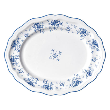 Steelite 62557FP817 Oval Platter 13.0" X 10.5" X 1.0" Adelina