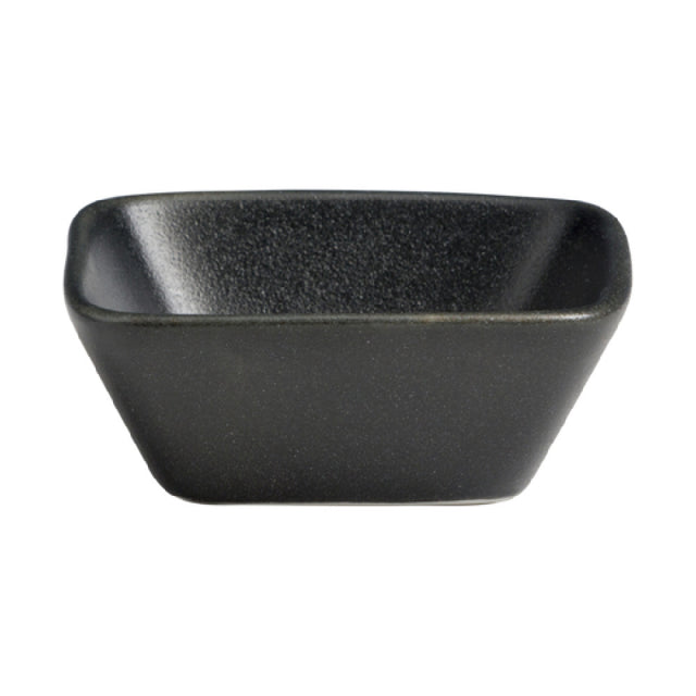Cameo China 910-7101552 Onyx Sauce Dish 3 Oz. (90 Ml) 3-1/4" X 3-1/4" X 1-1/4"H (8.5 Cm X 8.5 Cm X 3.3 Cm)