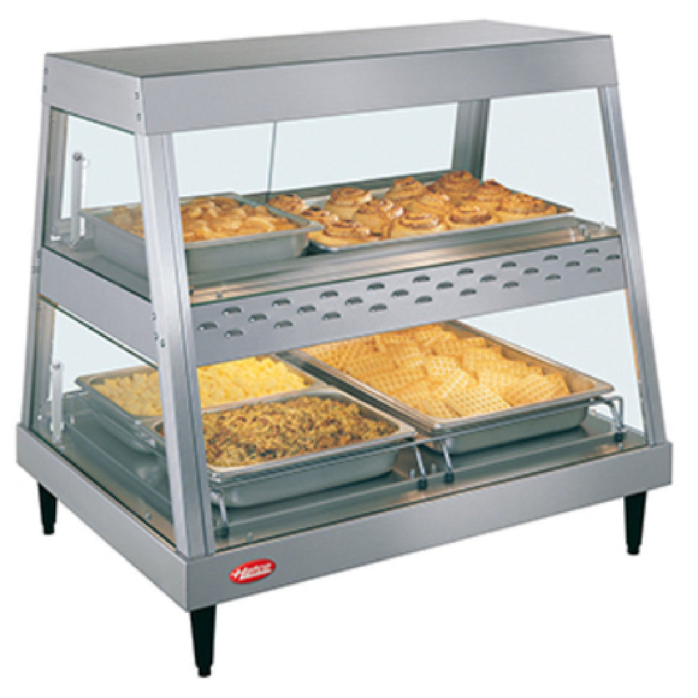 Hatco GRHD-2PD_120/60/1 Glo-Ray® Heated Display Case Countertop See-thru Design