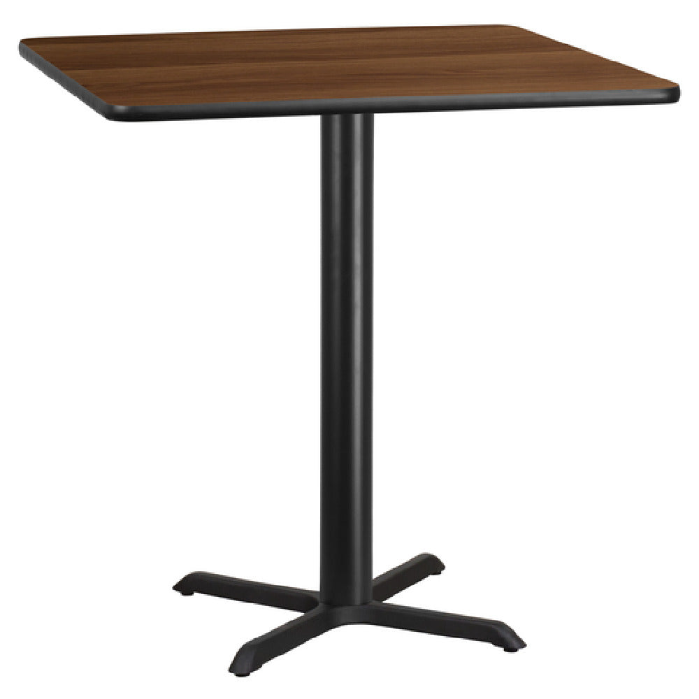 Flash Furniture XU-WALTB-4242-T3333B-GG Table 42"W X 42"D X 43-1/8"H Bar Height