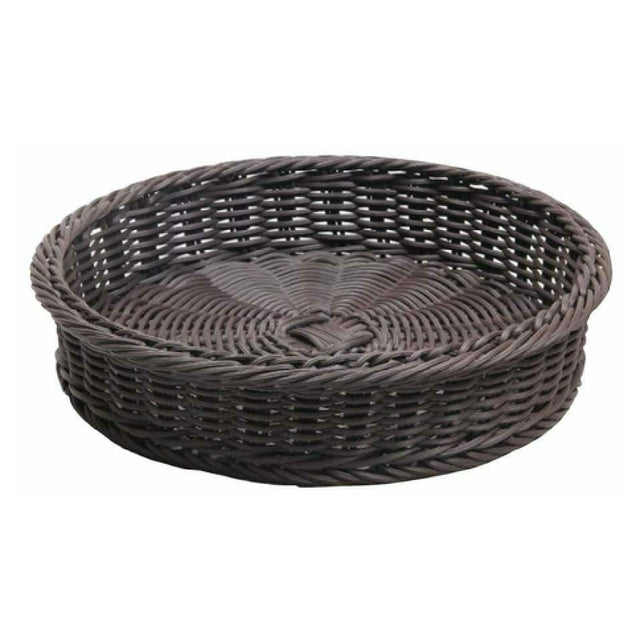 Omcan 44295 (44295) Rattan Basket Round Natural Wicker Look