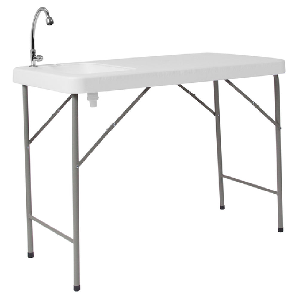 Flash Furniture DAD-PYZ-116-GG Folding Table 23"W X 45"L X 34"H 220 Lb. Static Load Capacity