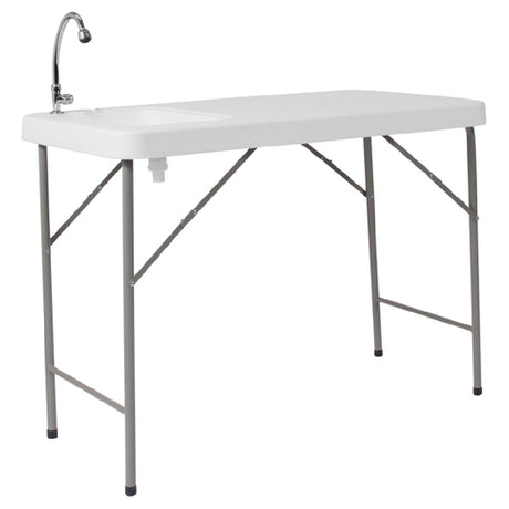 Flash Furniture DAD-PYZ-116-GG Folding Table 23"W X 45"L X 34"H 220 Lb. Static Load Capacity