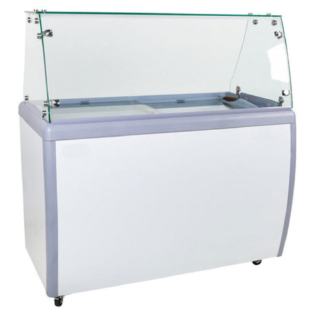 Omcan 44588 (FR-CN-0360-S) Ice Cream Dipping/Display Case 49.6"W 290 Liter Capacity