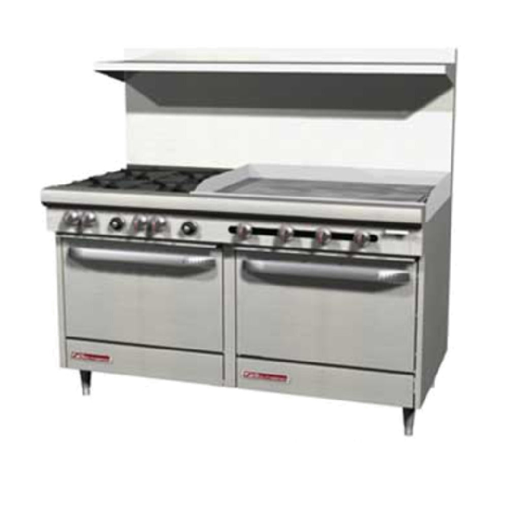 Southbend S60AD-4TR_NAT S-Series Restaurant Range Gas 60"