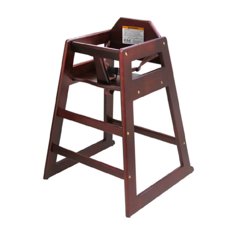 CAC China CHWH-30MAH High Chair Wooden 29-3/4"H