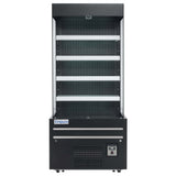 Empura E-VOAR-29B - Open Air Merchandiser, 28.7"W × 29"D × 79.9"H, 17.6 Cu. Ft. Capacity
