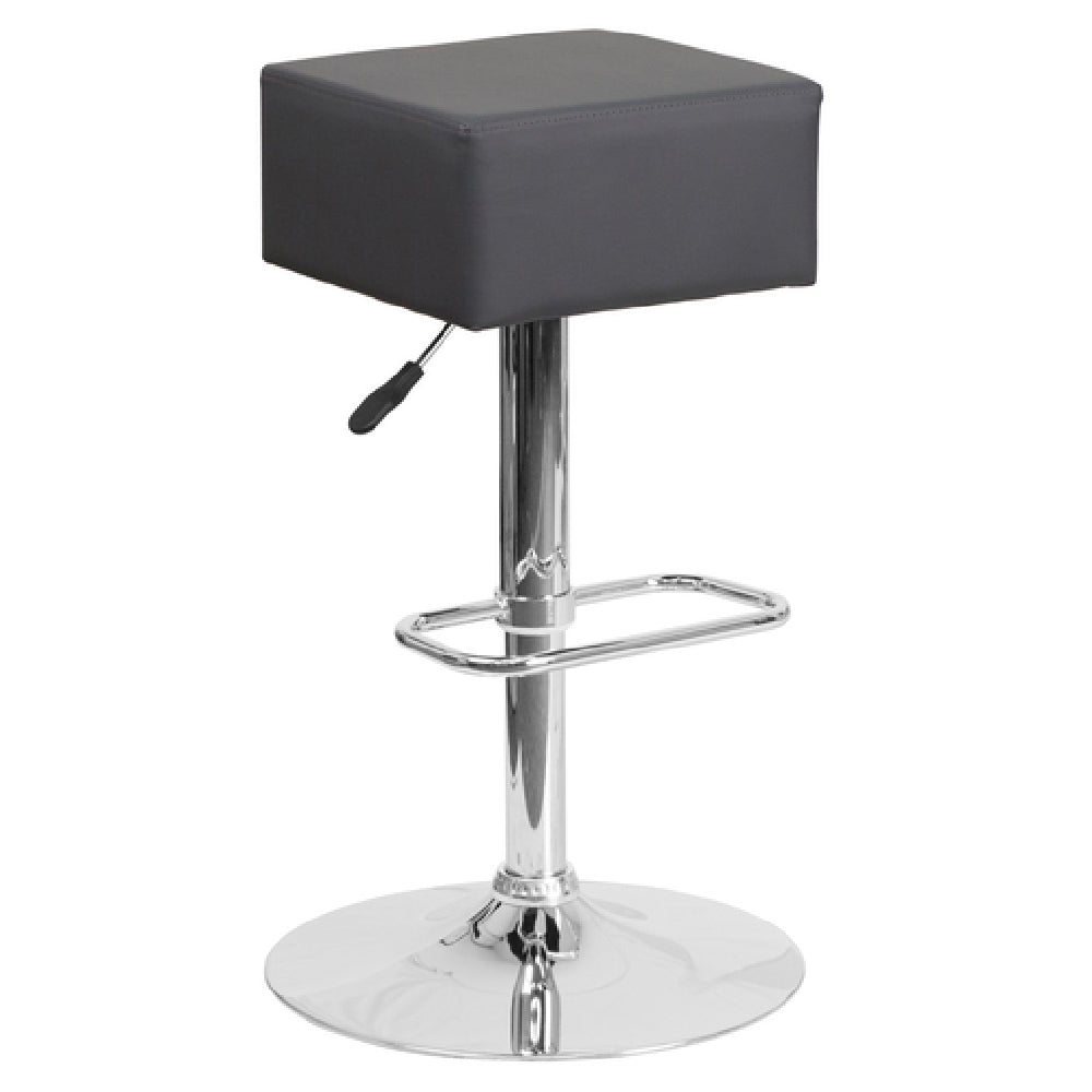 Flash Furniture CH-82058-4-GY-GG Swivel Bar Stool Adjustable Height Contemporary Style