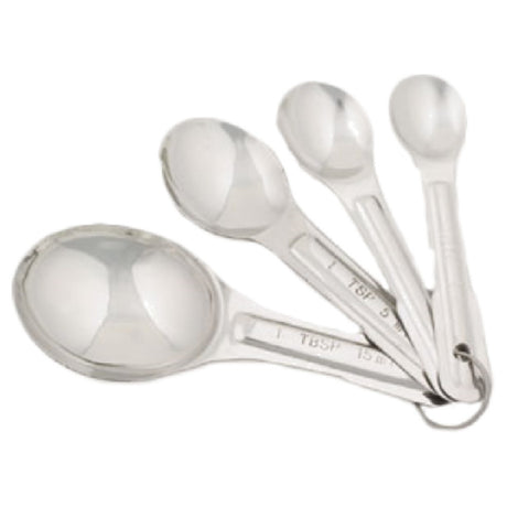 Royal Industries ROY MS Measuring Spoon Set Includes: Tablespoon Teaspoon