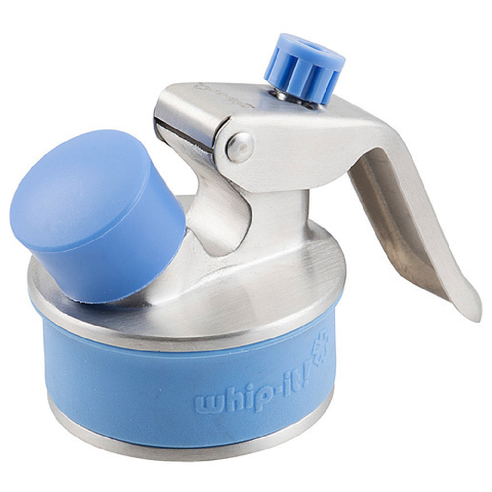 Franklin Machine Products 280-2245 Lid Assembly Blue & Silver 18/8 Brushed Stainless Steel