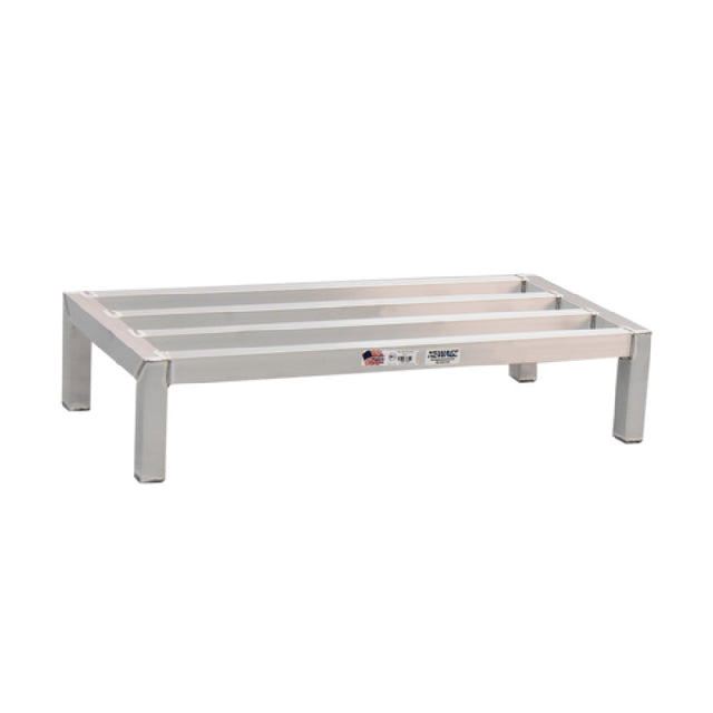 New Age Industrial 2051 Dunnage Rack 24"W X 20"D X 12"H All Welded Aluminum Construction