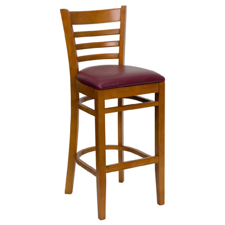 Flash Furniture XU-DGW0005BARLAD-CHY-BURV-GG Hercules Series Restaurant Bar Stool