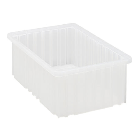 Quantum DG92060CLCS - Dividable Grid Container, 16-1/2"L X 10-7/8"W X 6"H, Clear