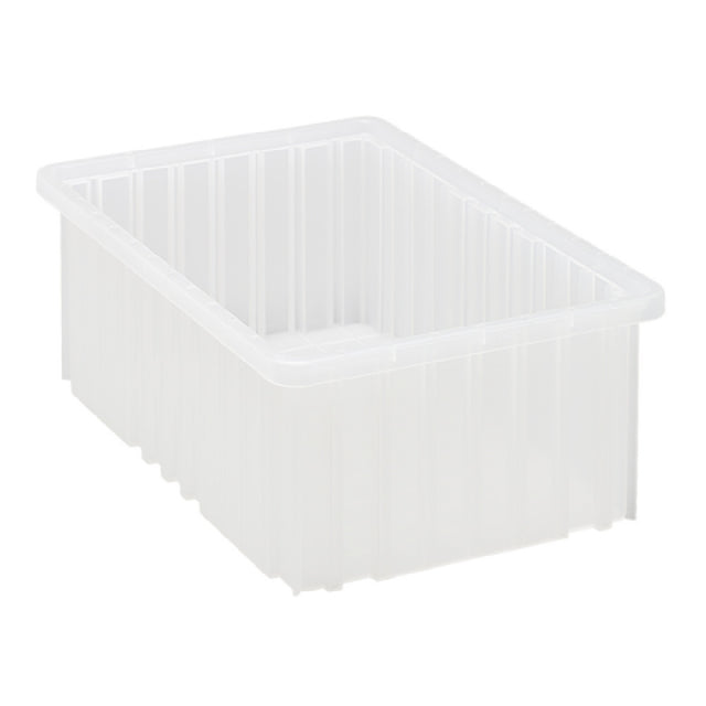 Quantum DG92060CLCS - Dividable Grid Container, 16-1/2"L X 10-7/8"W X 6"H, Clear