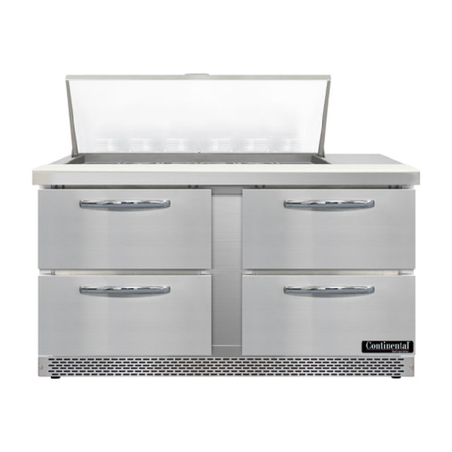 Continental Refrigerator D60N18M-FB-D Designer Line Mighty Top Sandwich Unit Front Breather