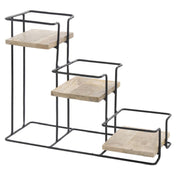 Hubert 90302 - Carafe Holder/Stand, 3-tier, 6-3/4" X 15" X 20"H Overall