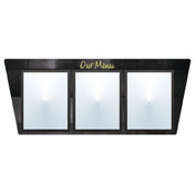 Hubert 17731 - Menu Board, 3-pocket, Wall-mount