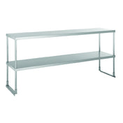 Hubert 28W-389 - Kratos Double Overshelf For 18"x60" Worktables