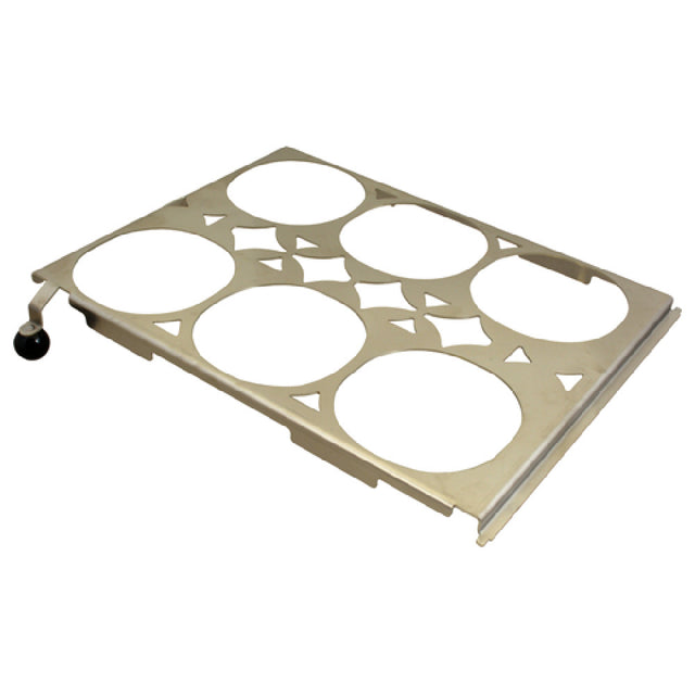 Franklin Machine Products 183-1366 Egg Rack (6) 4" Rings Stainless Steel