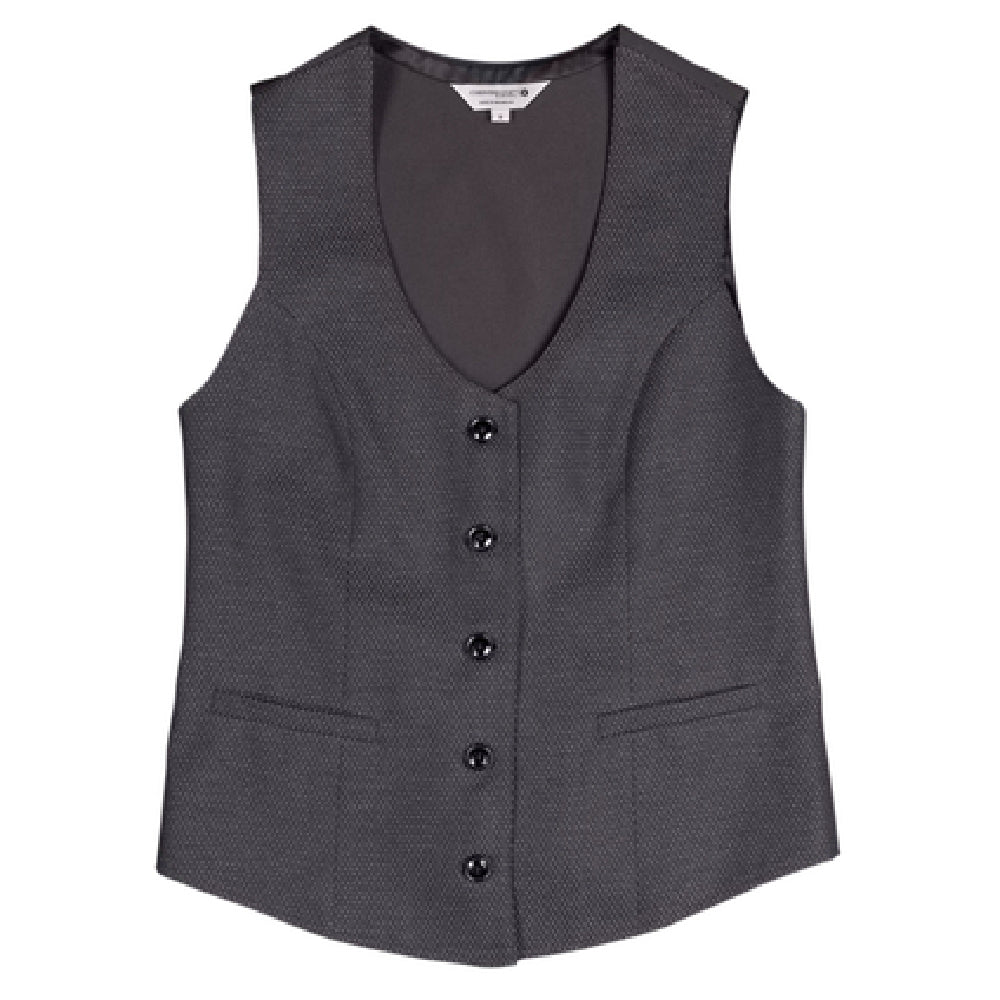 Chef Works VNN02W-DIA-XL Women's Bridge Vest V-neck Half Lined