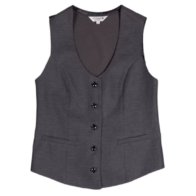 Chef Works VNN02WDIAXL Women's Bridge Vest V-neck Half Lined