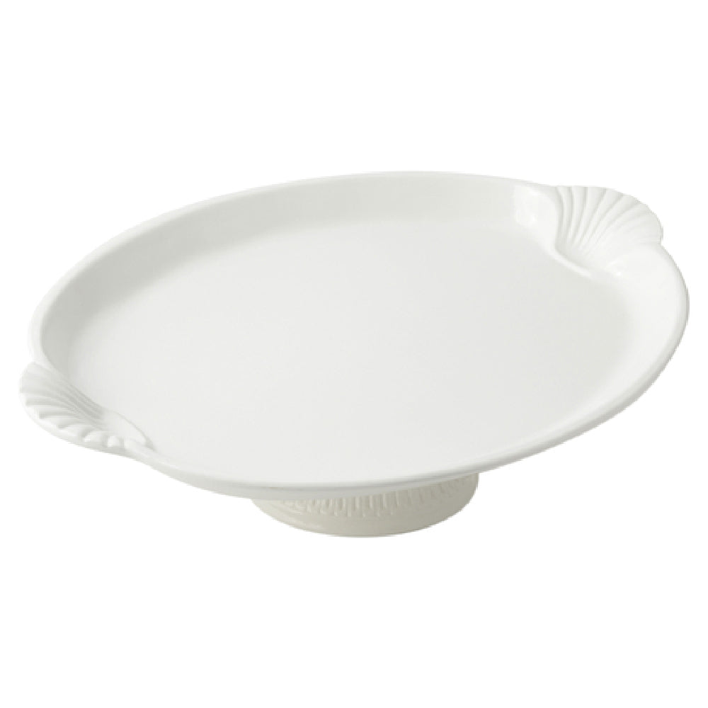 Bon Chef 20739059CHESTNUT - Platter, 20" X 14" X 4-1/4", Pedestal