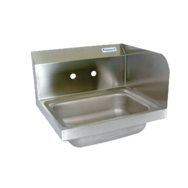 BK Resources BKHS-W-1410-RS Hand Sink Wall Mount 14" Wide X 10" Front-to-back X 5" Deep Bowl