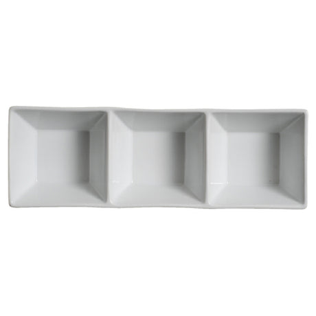 Palate & Plate AW-0214 - Appetizer Dish, 3-section, 20 Oz.