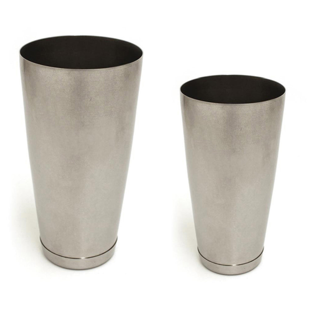 Spill-Stop 803-24 Shaker Can Set 28oz/18oz Distressed Stainless Both Cans Are Made From Stainless Steel With Reinforced Bottom. Distressed Exterior. Individually Boxed.