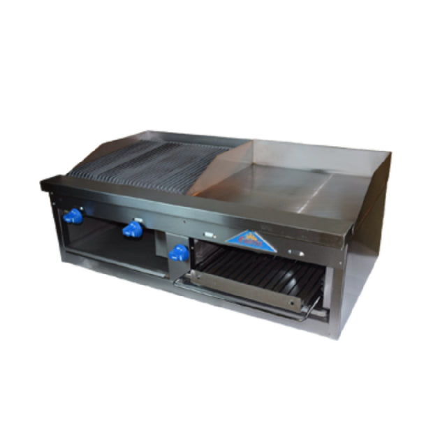 Comstock-Castle FHP48-2RB-24B Char-Broiler/Griddle-Cheesemelter Countertop Gas