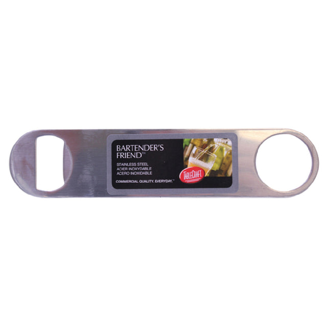 Tablecraft H3996 Cash & Carry Pocket Bottle Opener 7" Flat Dishwasher Safe