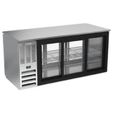 Beverage Air BB72HC-1-GS-PT-S - Refrigerated Back Bar Pass-Thru Storage Cabinet, Three-section