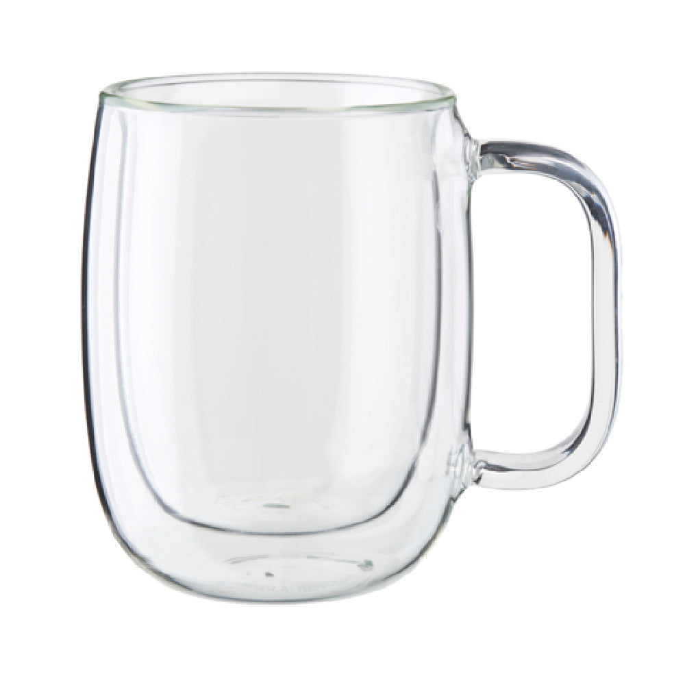 Zwilling 39500-095 Sorrento Plus Coffee Glass Mug Set 12 Oz. (355ml) Double Wall