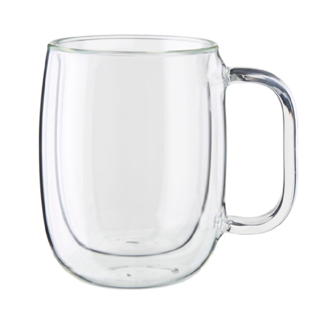 Zwilling 39500-095 Sorrento Plus Coffee Glass Mug Set 12 Oz. (355ml) Double Wall