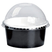 PacknWood 209POPETL80D - Grab & Go Dome Lid, Without Hole, 3.1" Dia.