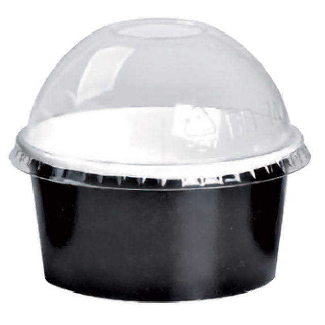 PacknWood 209POPETL80D - Grab & Go Dome Lid, Without Hole, 3.1" Dia.