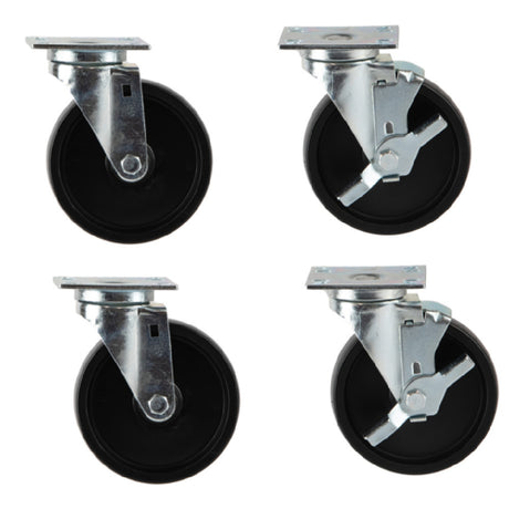 Wolf CASTERS-RR4 Casters 5" (set Of 4) (2 With Locks)