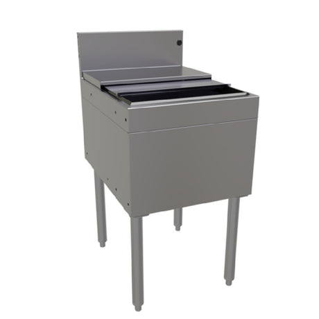 Glastender IBB-18 Underbar Ice Bin 18"W X 24"D 64 Lbs. Ice Capacity