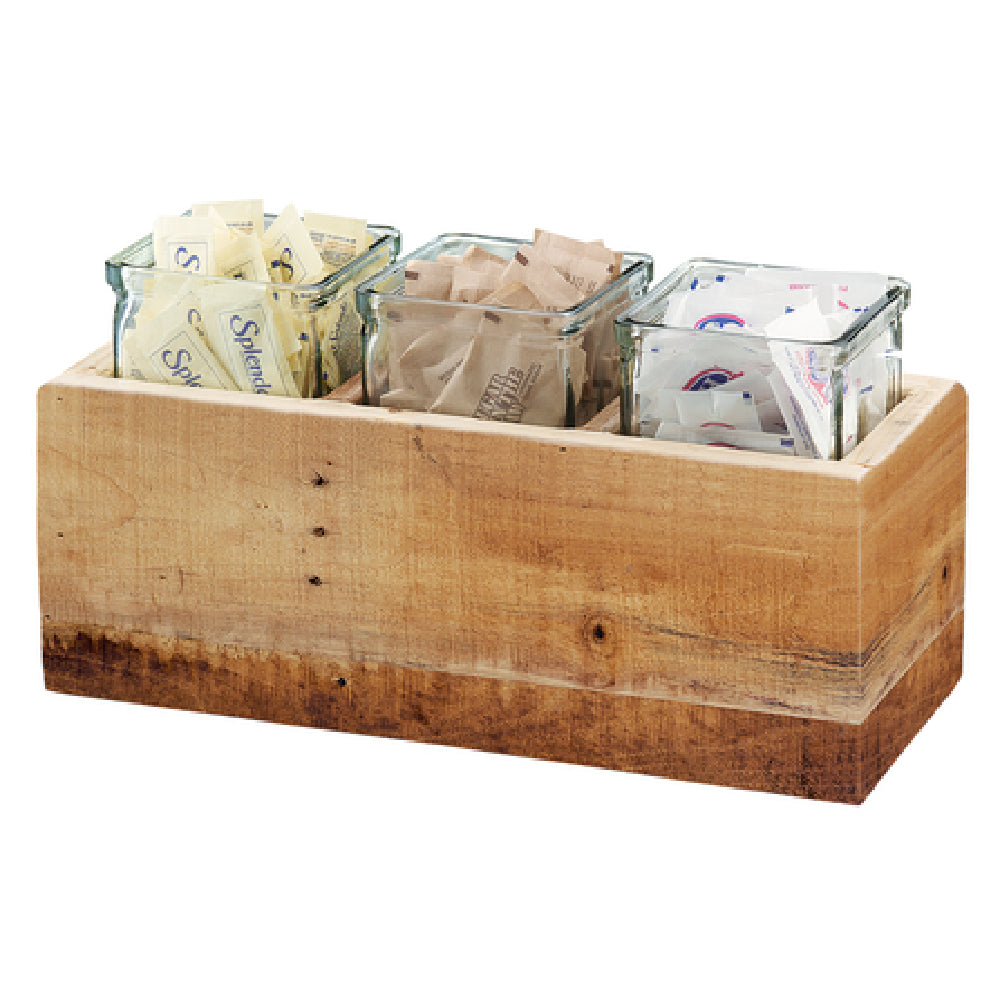 Cal Mil 3406-6 Madera Jar Display 14"W X 5-1/2"D X 6"H Rectangular