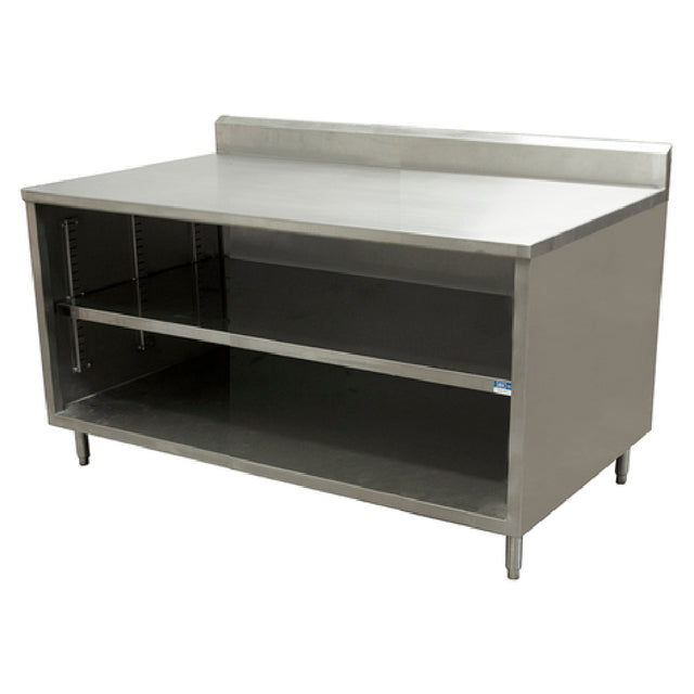 BK Resources CSTR5-3660 Chef Table Cabinet Base With Open Front 60"W X 36"D X 39-3/4"H Overall Size